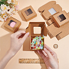 Kraft Paper Gift Box with Visible Window CON-WH0088-74A-3