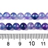 Dyed Natural White Jade Beads Strands G-T138-6mm-210-4-5