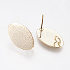 Long-Lasting Plated Brass Stud Earring Findings X-KK-K227-062G-NF-2