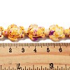 Synthetic Turquoise Dyed Beads Strands G-P507-05J-4