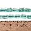 Crackle Transparent Glass Beads Strands GLAA-N068-05A-05-4