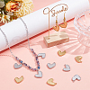 12Pcs 2 Colors 304 Stainless Steel Pendants STAS-PH0007-29-4
