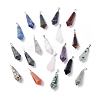Natural & Synthetic Mixed Stone Pointed Pendants G-I314-02P-1