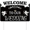 Plastic Yard Signs Display Decorations DIY-WH0248-006-2