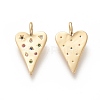 Brass Micro Pave Cubic Zirconia Pendants ZIRC-L091-067G-2