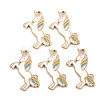 Alloy Enamel Pendants ENAM-S126-088-NR-1