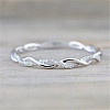 Alloy and Crystal Rhinestone Finger Rings FS-WGF6D8C-06-2