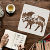 PET Hollow Out Drawing Painting Stencils DIY-WH0391-0700-3