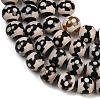 Tibetan Style dZi Beads Strands G-G328-A06-10mm-4