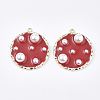 Epoxy Resin Pendants RESI-S365-84B-1