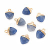Dyed & Heated Natural Blue Aventurine Charms G-N326-121-06-1
