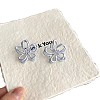 Alloy Stud Earrings for Women WG94CFF-02-2
