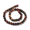 Natural Polychrome Jasper/Picasso Stone/Picasso Jasper Beads Strands G-E571-25B-3