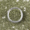 11/0 Grade A Baking Paint Glass Seed Beads SEED-S030-1037-3