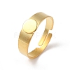 Adjustable 304 Stainless Steel Finger Rings Components STAS-F149-21G-C-1