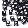 Opaque Acrylic Beads LS-SACR-N002-01W-1