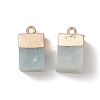 Natural Amazonite Pendants G-Q998-035E-1