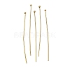 Brass Ball Head Pins KK-H502-03G-G-1