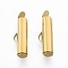 304 Stainless Steel Slide On End Clasp Tubes STAS-S115-01E-G-3