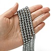 Eco-Friendly Dyed Glass Pearl Beads Strands HY-A008-6mm-RB031-4