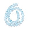 Transparent Glass Beads Strand GLAA-F112-03E-3
