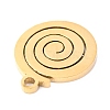 304 Stainless Steel Charms STAS-O142-10G-3