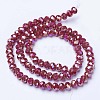 Electroplate Glass Beads Strands LS-EGLA-A034-P2mm-B04-2