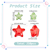 250Pcs 2 Styles Transparent Acrylic Beads TACR-SP0001-37-2