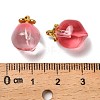 Glass Pendants GLAA-P072-05G-02-3
