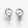 Tarnish Resistant 304 Stainless Steel Lobster Claw Clasps STAS-F125-12x7mm-P-2