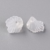 Frosted Acrylic Bead Caps MACR-S371-10A-701-2