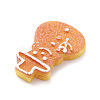 Christmas Opaque Resin & Plastic Imitation Biscuits Decoden Cabochons RESI-K019-54F-3