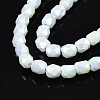 Electroplate Glass Beads Strands EGLA-N002-13-A13-3