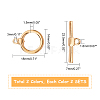 PVD Vacuum Plating 304 Stainless Steel Toggle Clasps STAS-UN0010-36-2