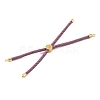 Nylon Cords Bracelet Makings Fit for Connector Charms AJEW-P116-01G-27-2