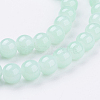 Imitation Jade Glass Beads Strands X-DGLA-S076-8mm-20-3