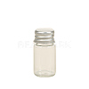 Glass Bead Containers with Silver Color Screw Top Lid PW-WG15507-02-1
