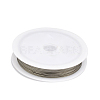 Tarnish Resistant DIY Jewelry Thread Findings Colored Tiger Tail Wire X-TWIR-O001-0.3mm-03-2