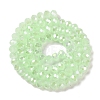 Baking Electroplate Glass Beads Strands DGLA-A039-J6MM-B17-2