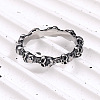 Skull Titanium Steel Rings for Men PW-WG56FBD-01-3