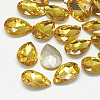 Pointed Back Glass Rhinestone Cabochons RGLA-T081-7x10mm-22-1