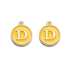 Golden Plated Alloy Enamel Charms ENAM-Q437-13D-1