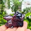 Natural Garnet Carved Figurines Statues for Home Desktop Decoration PW-WG05555-08-1