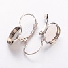 Brass Leverback Earring Findings LS-EC500-NF-2