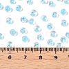 6/0 Inside Colours Transparent Glass Seed Beads X1-SEED-T007-07E-4