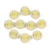 Luminous Frosted Acrylic Beads FACR-T008-02K-1