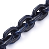 Transparent Acrylic Handmade Cable Chain AJEW-JB00542-09-1