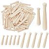60Pcs 2 Styles Sport Wood Baseball Bat Display Decorations DJEW-NB0001-52-1