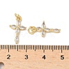 Brass Micro Pave Cubic Zirconia Pendants KK-Q068-49A-G-3