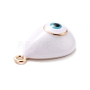 Alloy Enamel Pendants ENAM-D023-06KCG-4